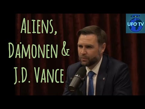 YouTube Video Thumbnail: J.D.Vance bei Joe Rogan und mehr! ● UFOTV Livestream